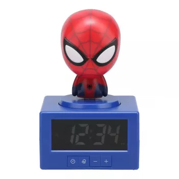 Paladone Spider-Man Icon Wecker - Digital LED, Rot/Schwarz