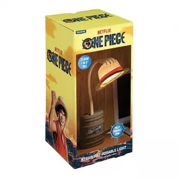 Paladone Straw Hat Posable Light - One Piece Luffy Schreibtischlampe, USB-betriebene LED