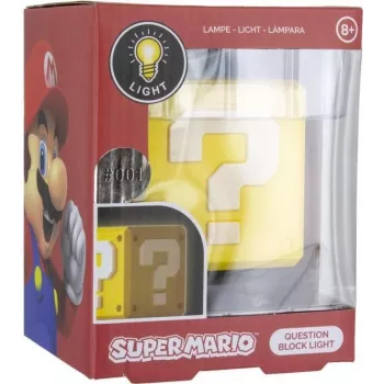 Paladone Super Mario Question Block 3D-Licht mit Münz-Soundeffekt PP4372NNV2