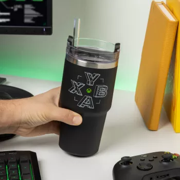 Paladone Xbox Gamer Cup - Keramiktasse mit Controller-Griff, 300 ml, Schwarz/Grün