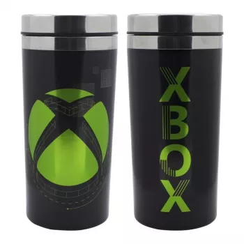 Paladone XBOX Metall-Reisebecher 450 ml doppelwandig aus Edelstahl