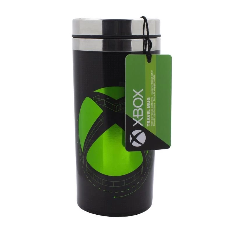 Paladone XBOX Metall-Reisebecher 450 ml doppelwandig aus Edelstahl