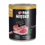PAN MIĘSKO Schwein mit Lamm Nassfutter für Hunde 800g – Komplette Pastete für alle Rassen