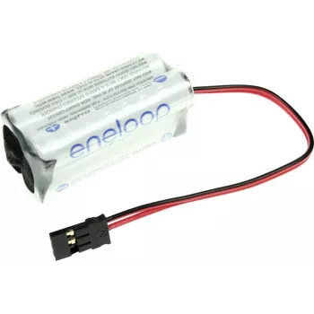 Panasonic eneloop NiMH Akku-Pack 4xAAA 4,8V 750mAh mit Kabel und Stecker 124005