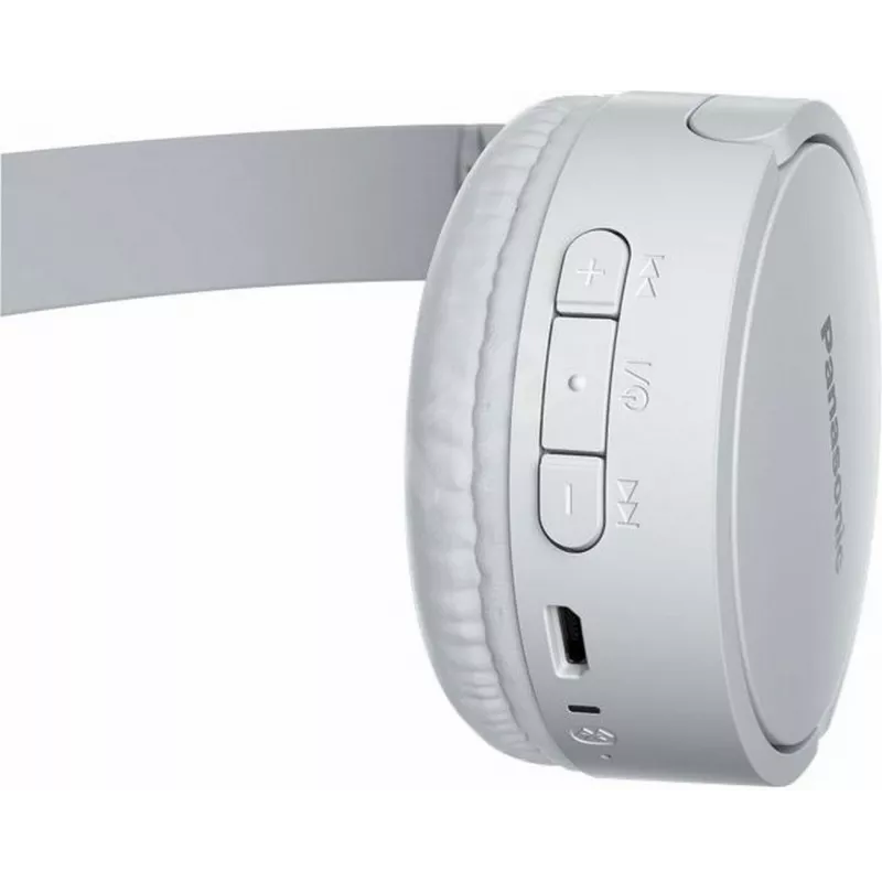 Panasonic RB-HF420BE-W On-Ear kabellose Bluetooth-Kopfhörer, Weiß