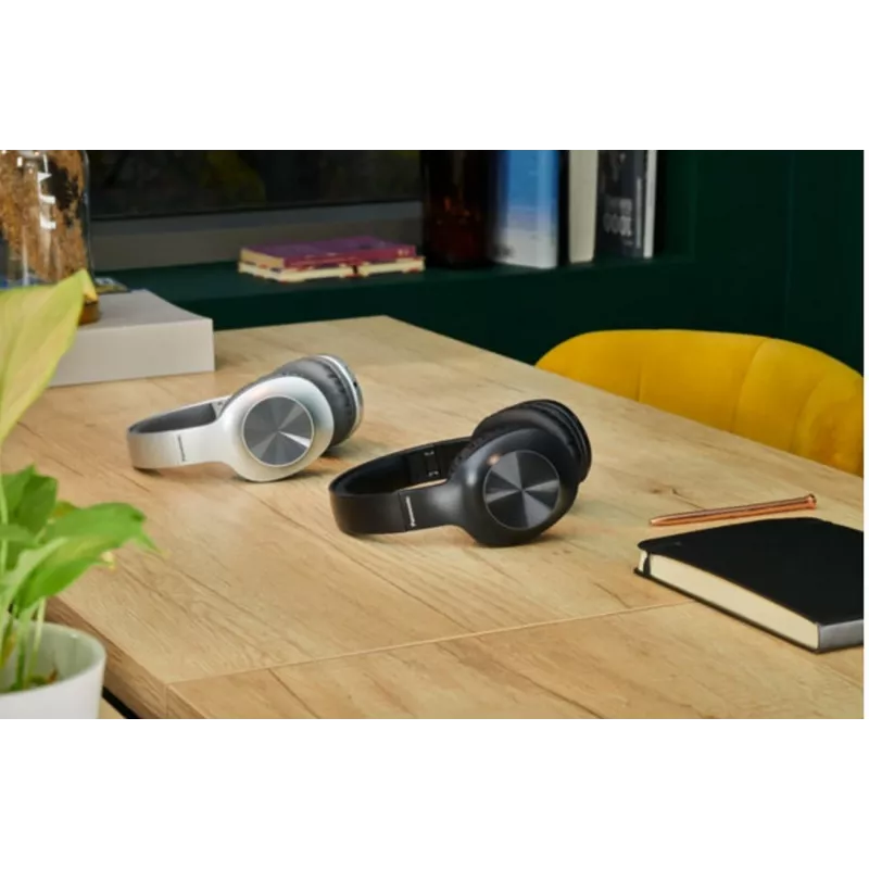 Panasonic RB-HX220BDES Kabellose On-Ear-Kopfhörer mit 23 Stunden Akkulaufzeit, Bluetooth 5.0, eingebautem Mikrofon, faltbarem Design - Schwarz