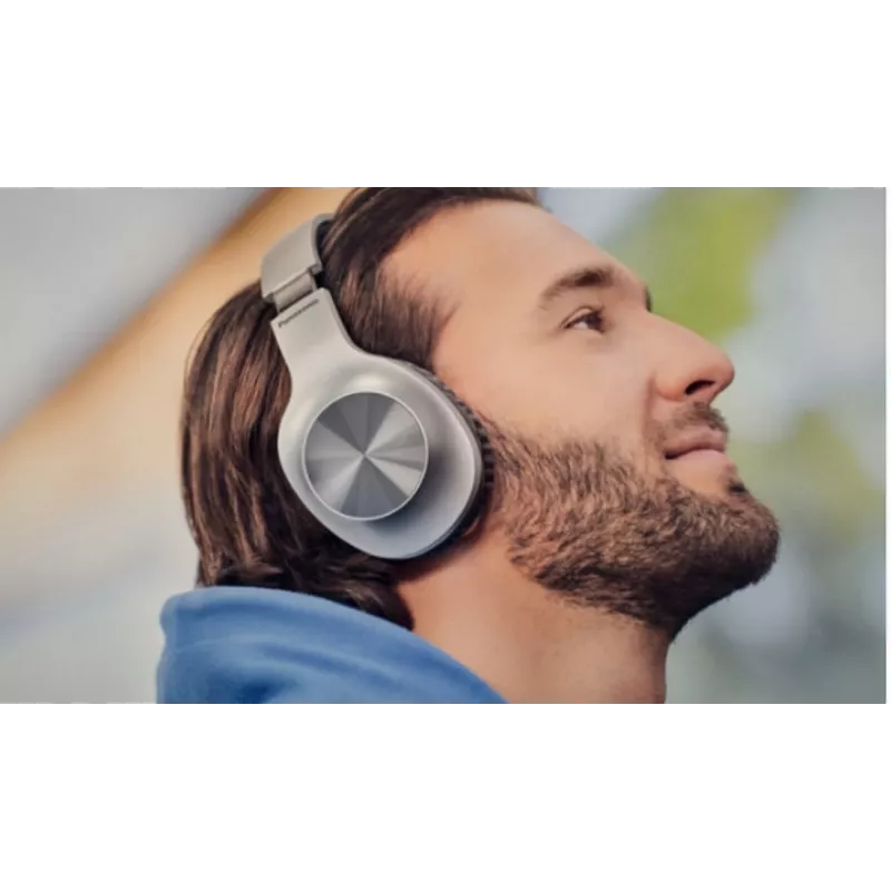 Panasonic RB-HX220BDES Kabellose On-Ear-Kopfhörer mit 23 Stunden Akkulaufzeit, Bluetooth 5.0, eingebautem Mikrofon, faltbarem Design - Schwarz