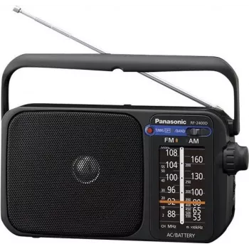 Panasonic RF-2400DEG-K tragbares analoges AM/FM-Radio - Schwarz