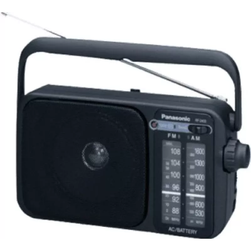 Panasonic RF-2400DEG-K tragbares analoges AM/FM-Radio - Schwarz
