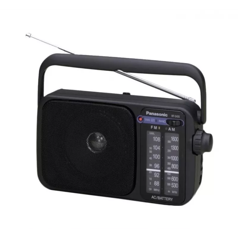 Panasonic RF-2400DEG-K tragbares analoges AM/FM-Radio - Schwarz