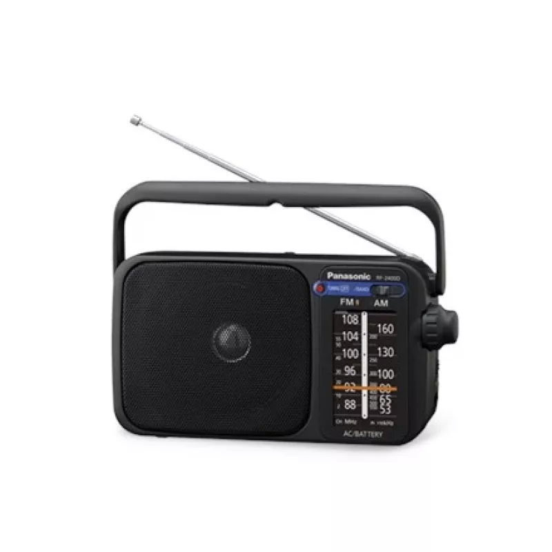 Panasonic RF-2400DEG-K tragbares analoges AM/FM-Radio - Schwarz