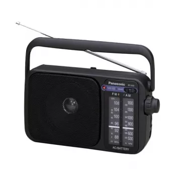 Panasonic RF-2400DEG-K tragbares analoges AM/FM-Radio - Schwarz