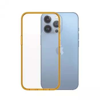 PanzerGlass ClearCase für Apple iPhone 13 Pro Tangerine – Anti-Yellowing, MagSafe, MIL-STD-810H Sturzsicherung