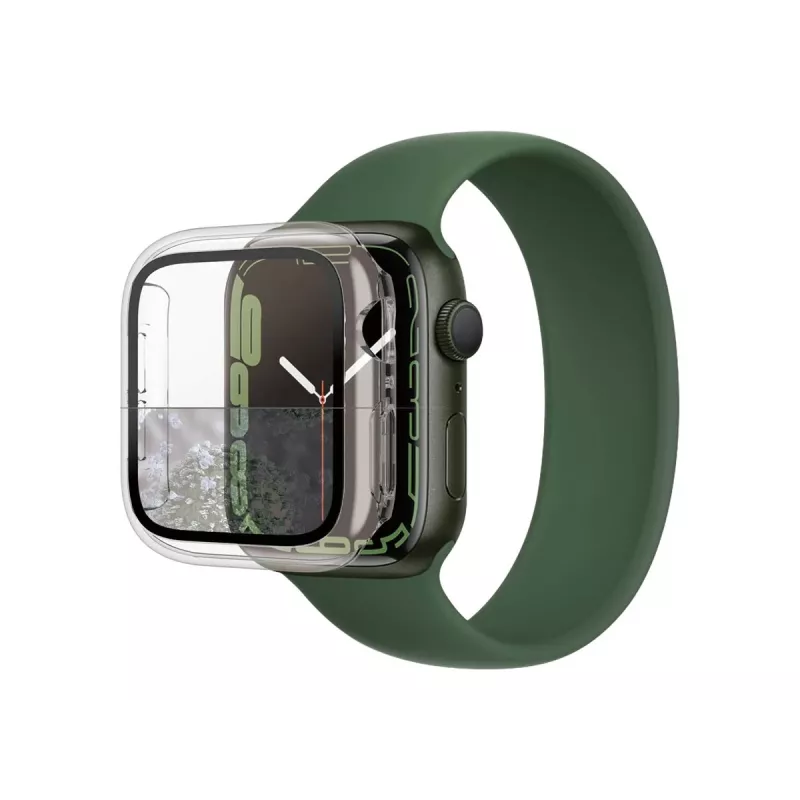 PanzerGlass Full Body Protector für Apple Watch Series 7/8/9 41mm – Transparent 9H Tempered Glass