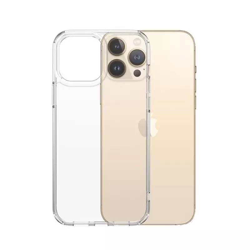 PanzerGlass HardCase für Apple iPhone 13 Pro Max - Transparente antibakterielle Schutzhülle mit D3O Bio