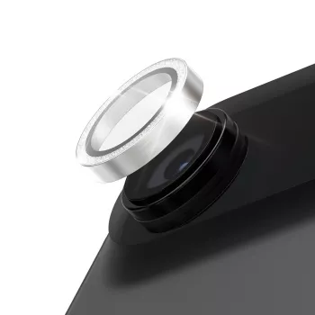 PanzerGlass Hoops Glitter Silver Camera Lens Protector für iPhone 15 Pro / Pro Max