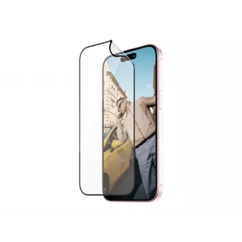 PanzerGlass MATRIX Displayschutz mit D3O für iPhone 15 | Ultra-Wide Fit mit AlignerKit