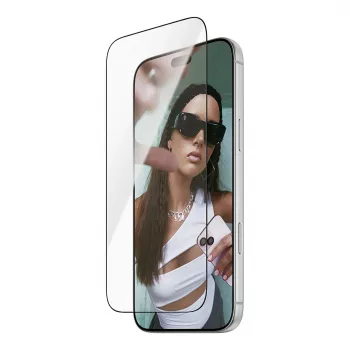 PanzerGlass SAFE Displayschutzfolie für iPhone 18 Pro Max/17 Pro Max – Ultrabreites gehärtetes Glas, antibakteriell, 9H Härte
