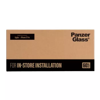 PanzerGlass Displayschutzfolie iPhone 2026 Pro | 17 Pro | Ultra-Wide Fit für FastFit-Installationsmaschine