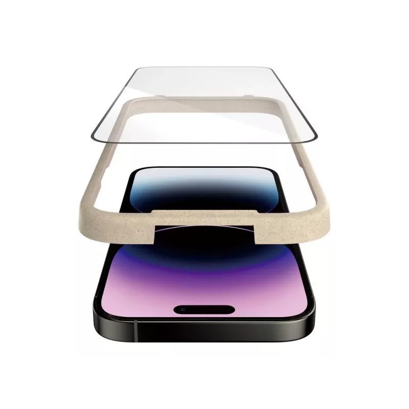 PanzerGlass Ultra-Wide Fit Displayschutzfolie für Apple iPhone 14 Pro Max (6,7 Zoll) – Gehärtetes Glas, antibakteriell, 9H, inkl. Easy Aligner