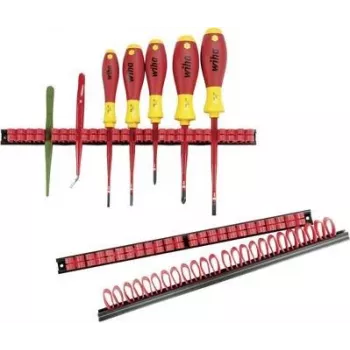 PARAT 802-981 Werkzeughalterung & Ständer für CLASSIC-Koffer, ABS-Kunststoff, Schwarz, 20 Werkzeuge