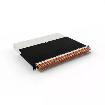 PATCHBOX 8RU STP CAT6A 8-Port geschirmtes Patch Panel (Orange)