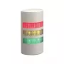 PATLITE WEP-302FB-RYG LED-Signalsäule, 3-stufig Rot/Gelb/Grün, Summer, Wandmontage, 24V DC, IP65, Weiß