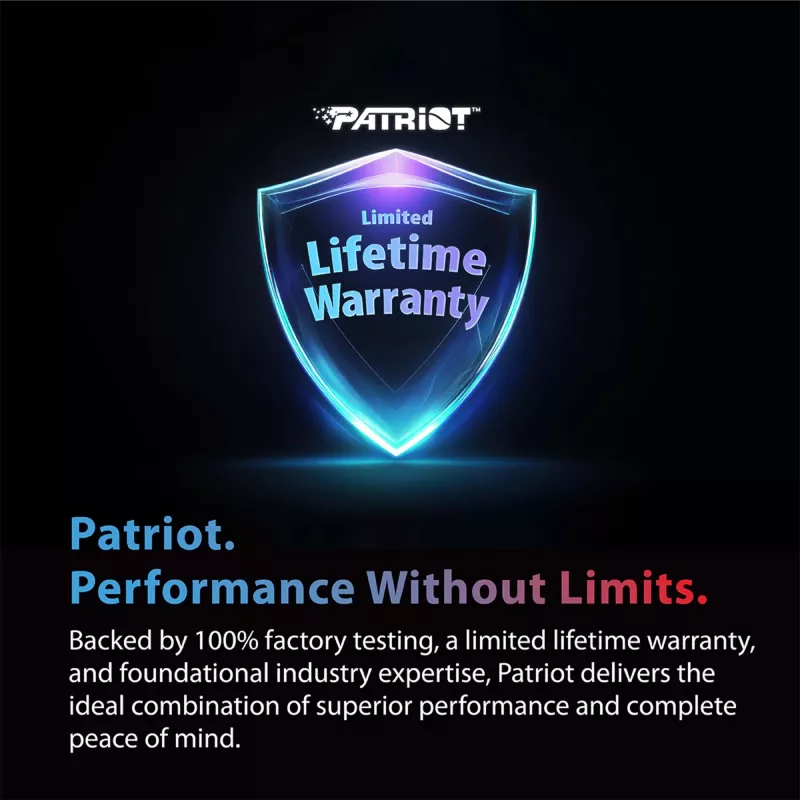 Patriot Memory Viper Venom Non-RGB DDR5 16GB (2x8GB) 6000MHz CL38 AMD EXPO Desktop-Speicher
