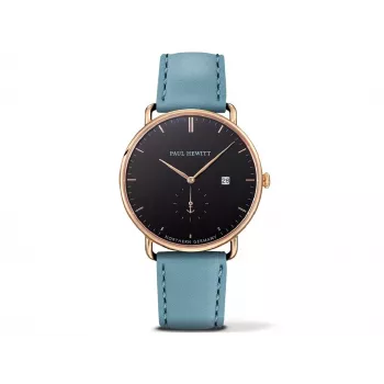 PAUL HEWITT Grand Atlantic Line Herrenuhr PHTGAGB23M 42mm Schwarz Edelstahl Mesh