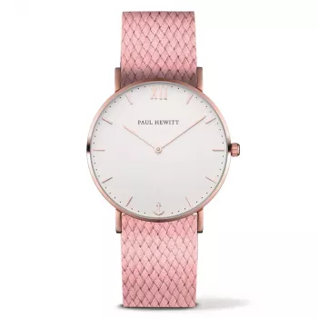 PAUL HEWITT Sailor Line Quarzuhr 39mm Roségold Meshband Unisex PH-SA-RSTW27M