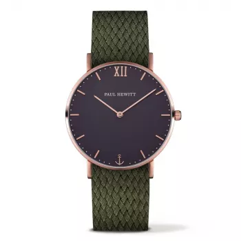 Paul Hewitt Sailor Line Unisex Quarzuhr 39mm Roségold Edelstahl Mesh