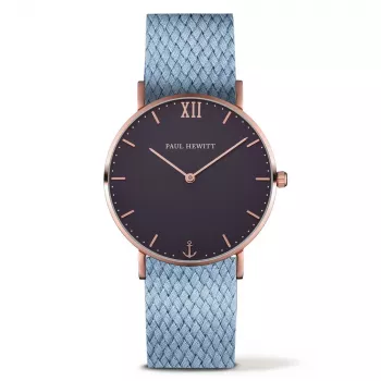 Paul Hewitt Sailor Line Unisex Quarzuhr 39mm Roségold Edelstahl Mesh