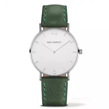 Paul Hewitt Sailor Line Unisex Quarz Uhr 39mm Edelstahl Mesh Silber PH-SA-SSTW12S