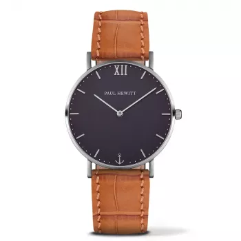 PAUL HEWITT Damenuhr Sailor Line Quarz 39mm Edelstahl Mesh Schwarz