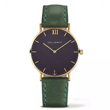 Paul Hewitt Damenuhr Sailor Line Quarz PHSAGSTB12M 39mm Schwarz Edelstahl Mesh