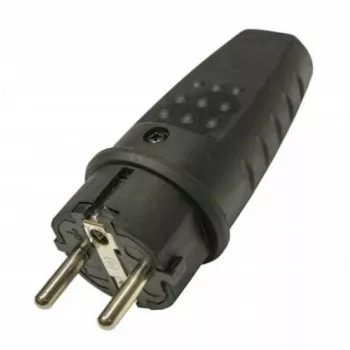 PAWBOL D.3158L LUX Tragbarer Gummi-Netzstecker 250V 16A IP44 Schuko