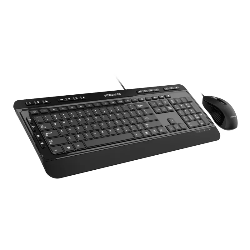 PCBuilder ALPHA Leise Kabelgebundene Tastatur- und Maus-Kombination