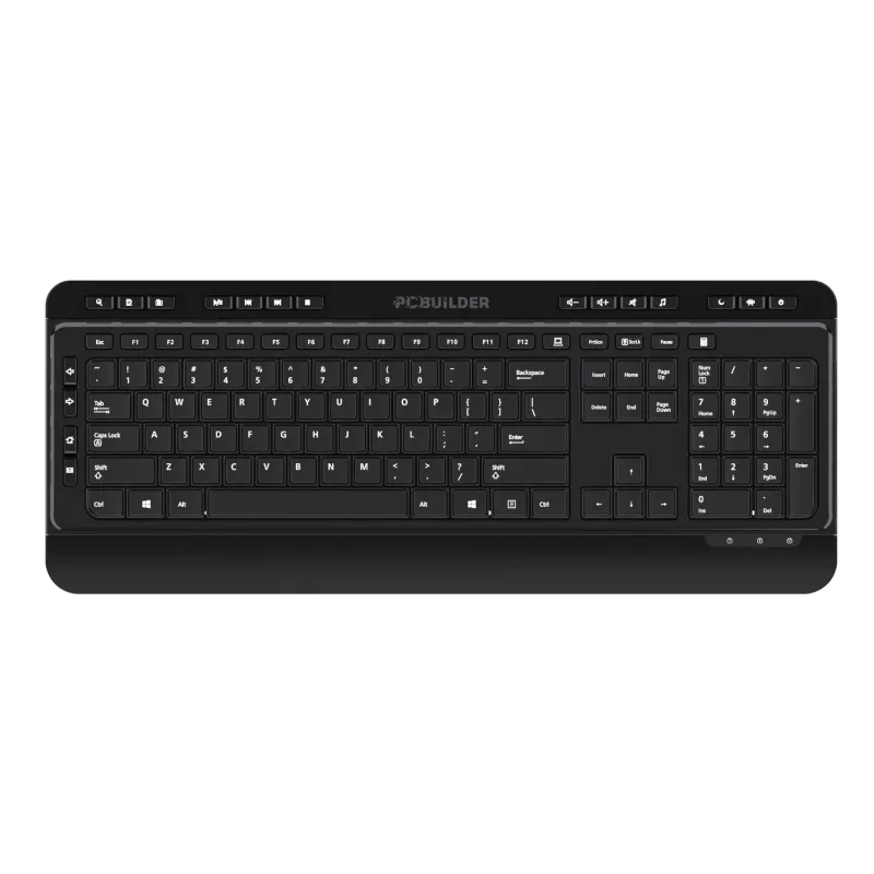 PCBuilder ALPHA Leise kabellose Tastatur- und Maus-Kombination