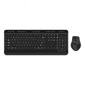 PCBuilder ALPHA Leise kabellose Tastatur- und Maus-Kombination