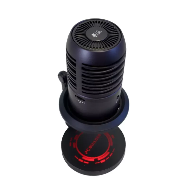 PCBuilder CAST CORE USB-Gaming-Mikrofon - Kondensator, Kardiode, RGB, USB-C
