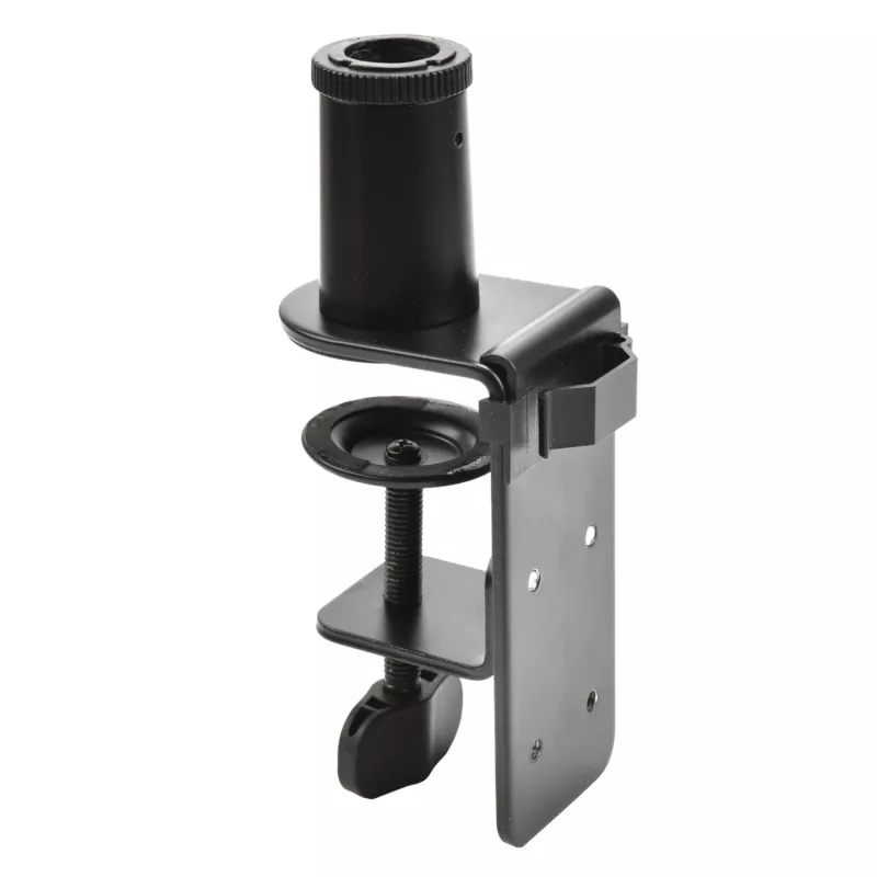 PCBuilder CAST STEADY Mikrofon-Gelenkarm - Tischklemme Scherenarm, Stahl, 1,5 kg Belastung, 750 mm Reichweite, 360° Drehung, versteckte Kabelführung, Schwarz