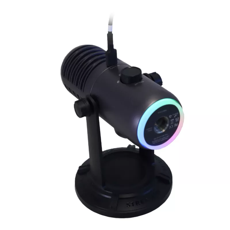 PCBuilder CAST ULTRA USB Gaming-Mikrofon - Kondensator, Niere, RGB, Zero-Latency-Monitoring