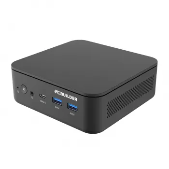 PCBuilder CUBE Intel Core 3-100U 12GB DDR5 512GB Windows 11 Pro Mini-PC