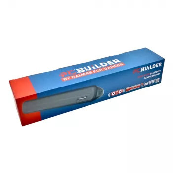 PCBuilder SONIC BOOM Bluetooth Gaming-Lautsprecher | 10W RGB-Soundbar mit geringer Latenz