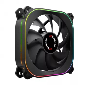 PCBuilder TORNADO CHILL 120mm ARGB PWM Gehäuselüfter - Schwarz