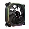 PCBuilder TORNADO CHILL ARGB 120mm Lüfter-Set - 3er-Pack, Adressierbares RGB, PWM, Hydrauliklager, 65 CFM, 6-Port-Hub