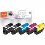 Peach PI200-773 Kompatible 5er-Pack Tintenpatronen für Epson Expression Premium XP-6000/XP-6005/XP-6100/XP-6105 (Schwarz, Fot Schwarz, Cyan, Magenta, Gelb) - Hohe Ergiebigkeit, ersetzt Epson 202XL