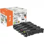 PEACH Toner Spar Pack Plus PT1160 Kompatibel mit HP 207A - 4er-Pack (Schwarz, Cyan, Magenta, Gelb)