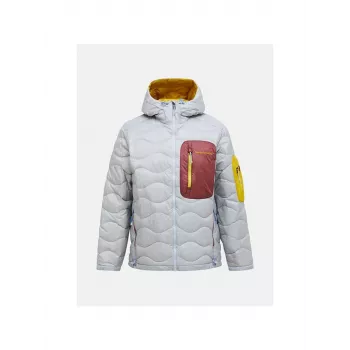 PEAK PERFORMANCE M Helium Utility Down Hood Jacket - Grau (Größe M)