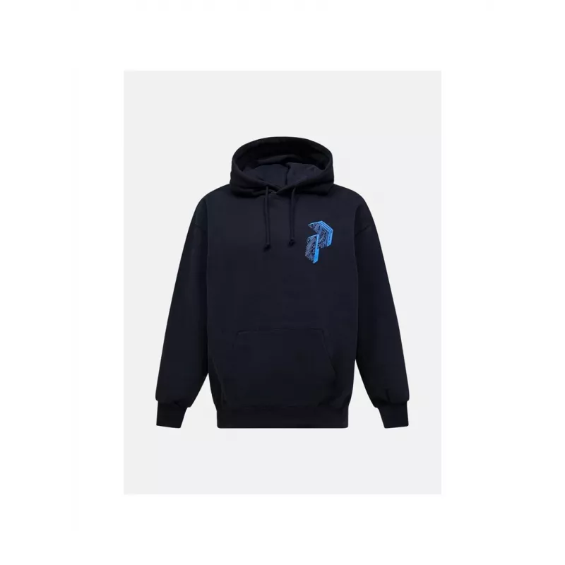 PEAK PERFORMANCE M Terry Graphic Hood Black - M